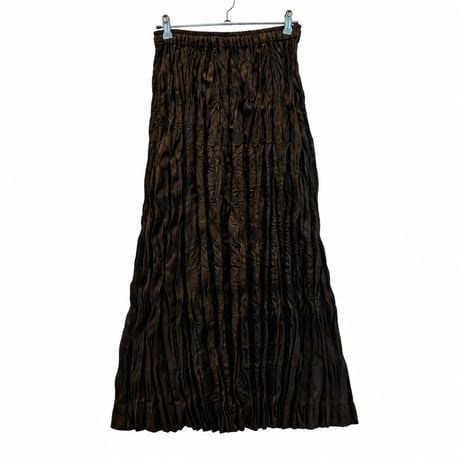 【BAKED CRINKLE / SUEDE SKIRT】  総丈80〜95cm