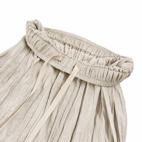 【Linen Crinkle Skirt】