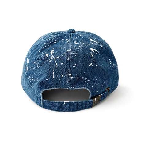 【WHITE SPLASH DENIM CAP】