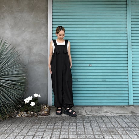 【 Back Satin All-in-One 】 Olive,Black
