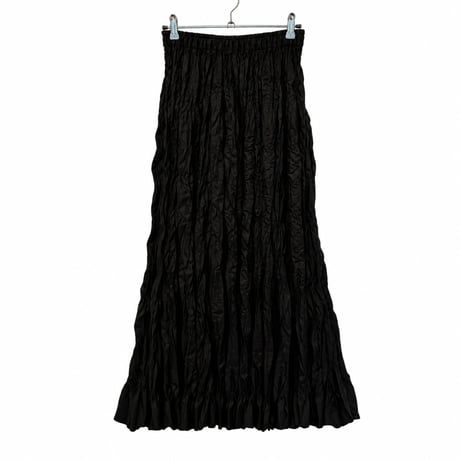 【BAKED CRINKLE / SUEDE SKIRT】  総丈80〜95cm