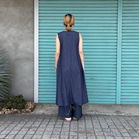 【TIE DENIM ONE-PIECE】