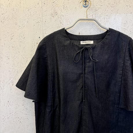 【残り１点】FlareSleeve Denim Blouse