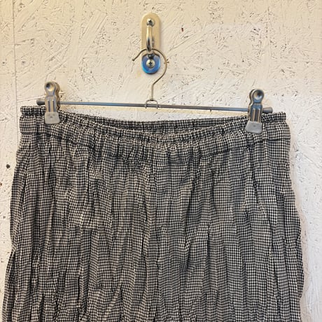 【BAKED CRINKLE / CHIDORI WIDE PANTS】