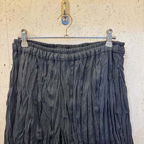 【BAKED CRINKLE / CHIDORI WIDE PANTS】