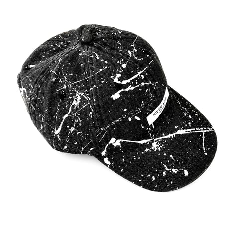 【WHITE SPLASH DENIM CAP】