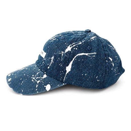 【WHITE SPLASH DENIM CAP】