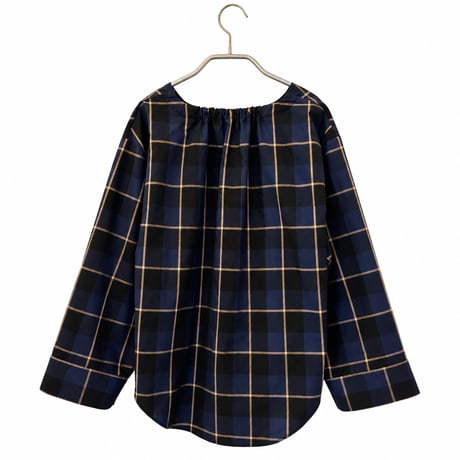 【 Check T-Blouse】