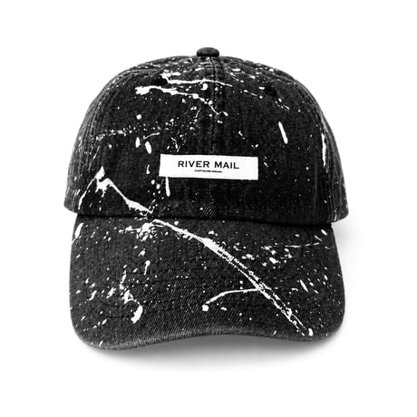 【WHITE SPLASH DENIM CAP】