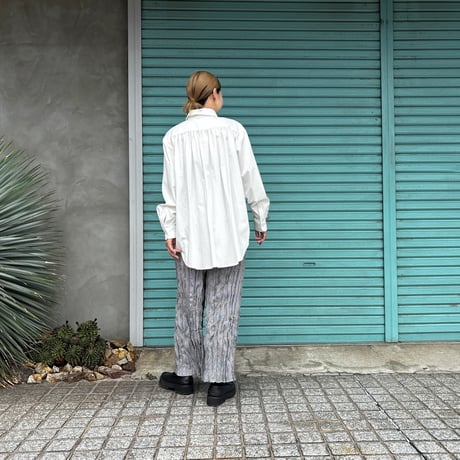 【BAKED CRINKLE / CHIDORI WIDE PANTS】
