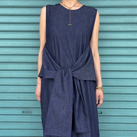 【TIE DENIM ONE-PIECE】