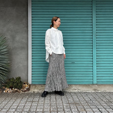 【BAKED CRINKLE / CHIDORI SKIRT】  総丈80〜95cm