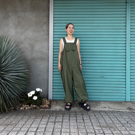 【 Back Satin All-in-One 】 Olive,Black