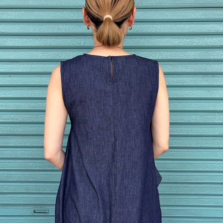【TIE DENIM ONE-PIECE】