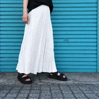 【Linen Crinkle Skirt】
