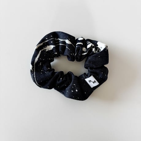 【Splash Denim Scrunchie】
