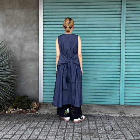 【TIE DENIM ONE-PIECE】