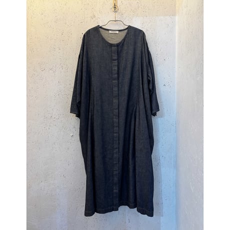 【残り１点】Round Neck / Long  Denim Shirt