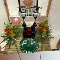 【お盆セット】 豪華7点セット（霊前灯・LED蓮華・仏膳付き）初盆・新盆・毎年のご供養に【送料無料】