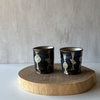 清水しおり　筒形ゆのみ