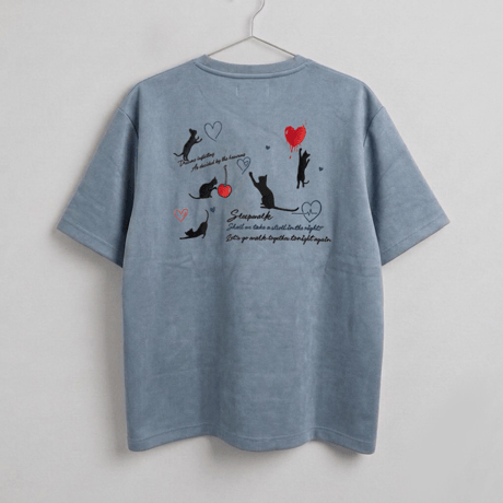 CATライトスウェードTシャツ  262-3216