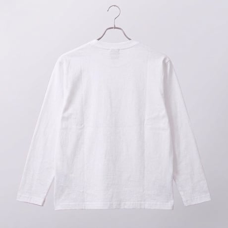 胸刺繍長袖Tシャツ　26-70102
