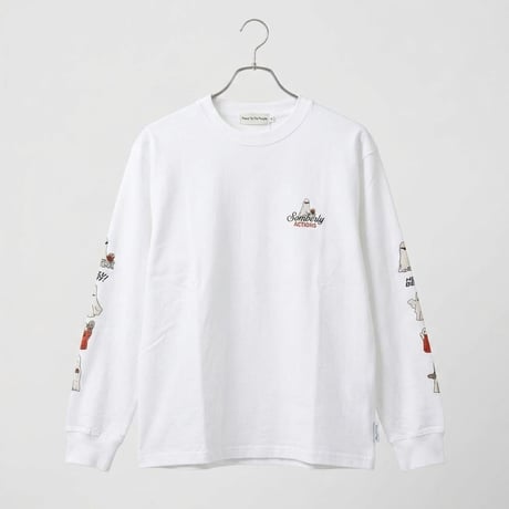 オバケソデプリント長袖Tシャツ　　6701019
