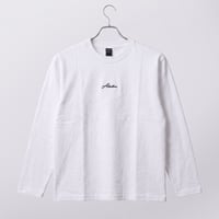 胸刺繍長袖Tシャツ　26-70102