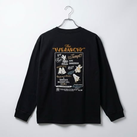 オバケ刺繍長袖Tシャツ　　6701021