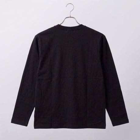 胸刺繍長袖Tシャツ　26-70102