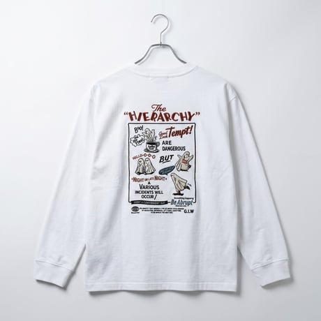 オバケ刺繍長袖Tシャツ　　6701021