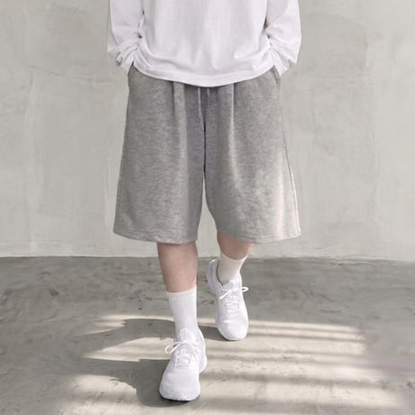 ワイドタックスウェットショーツ【ハーフパンツ】935088