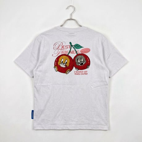 TJ  Cherry サガラ刺繍Tシャツ【ユニセックス】 26570903