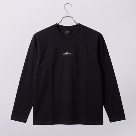 胸刺繍長袖Tシャツ　26-70102