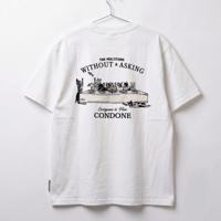 晩餐ネコ刺繍Tシャツ【レトロ／アニマル】  6501083