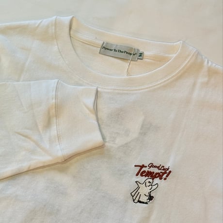 オバケ刺繍長袖Tシャツ　　6701021