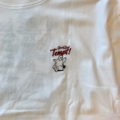 オバケ刺繍長袖Tシャツ　　6701021