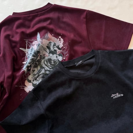 ムラフラワープリント半袖Tシャツ　63700702