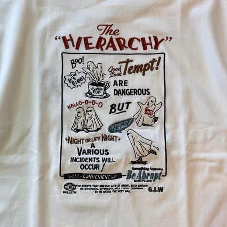 オバケ刺繍長袖Tシャツ　　6701021