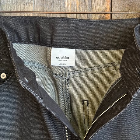デニムショートパンツ【ハーフパンツ】　F0603-205 BK