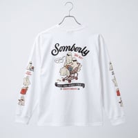 オバケソデプリント長袖Tシャツ　　6701019