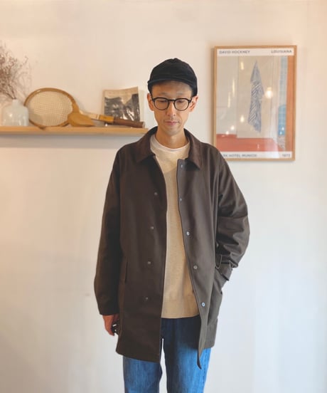MANUAL ALPHABET マニュアルアルファベット（ユニセックス）/ COTTON CANVAS WORK JACKET 【ダークオリーブ】