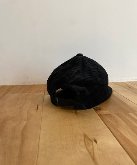 GENERAL THINGS ジェネラルシングス（ユニセックス） /　Organic Corduroy Cap  Round Brim Cap Type B 【ブラック】