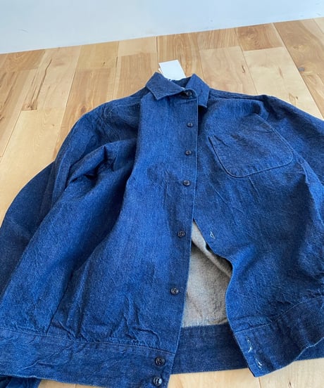NECESSARY OR UNNECESSARY (NOUN) ナウン  /　DENIM SHIRT 【インディゴ】