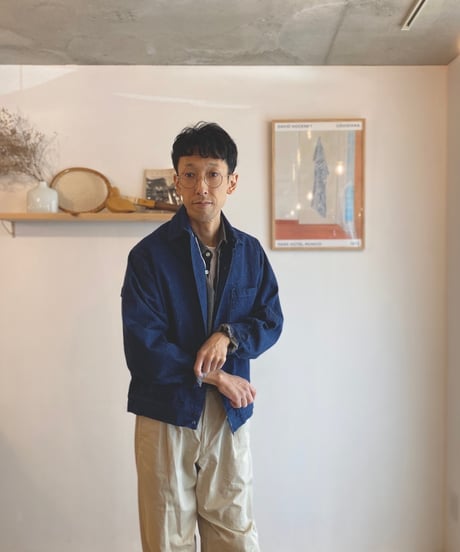 NECESSARY OR UNNECESSARY (NOUN) ナウン  /　DENIM SHIRT 【インディゴ】