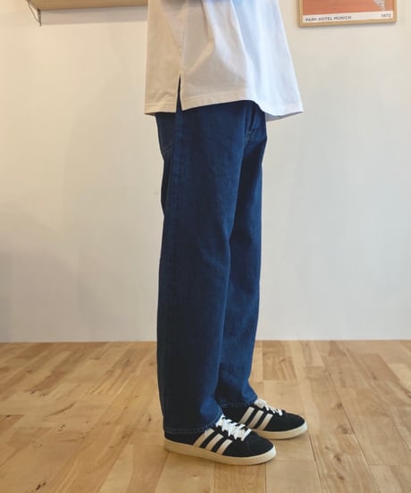 HATSKI ハツキ（ユニセックス） /   WIDE TAPERED DENIM ワイドテーパード 【ブルー 2026AW】