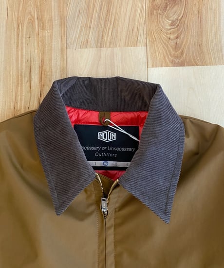 NECESSARY OR UNNECESSARY (NOUN) ナウン  /　WORK COAT 【ゴールド】