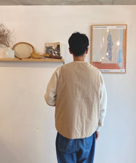NECESSARY OR UNNECESSARY (NOUN) ナウン  /　CORDUROY VEST 【ナチュラル】