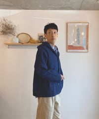 NECESSARY OR UNNECESSARY (NOUN) ナウン  /　DENIM HOOD 【インディゴ】