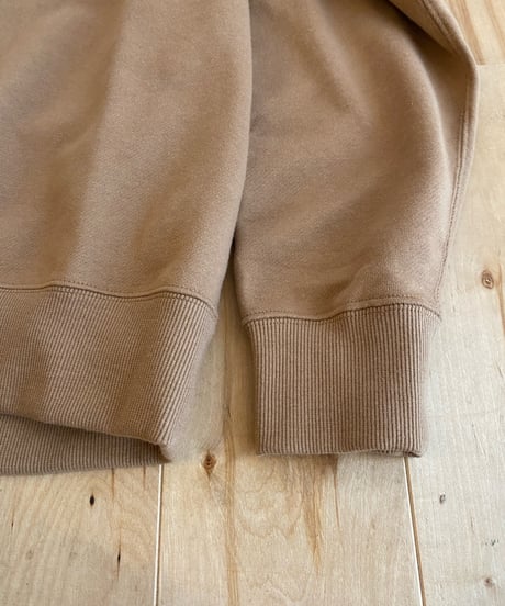 MANUAL ALPHABET マニュアルアルファベット（ユニセックス）/  30/10 WIDE SWEAT SHIRT 【キャメル】